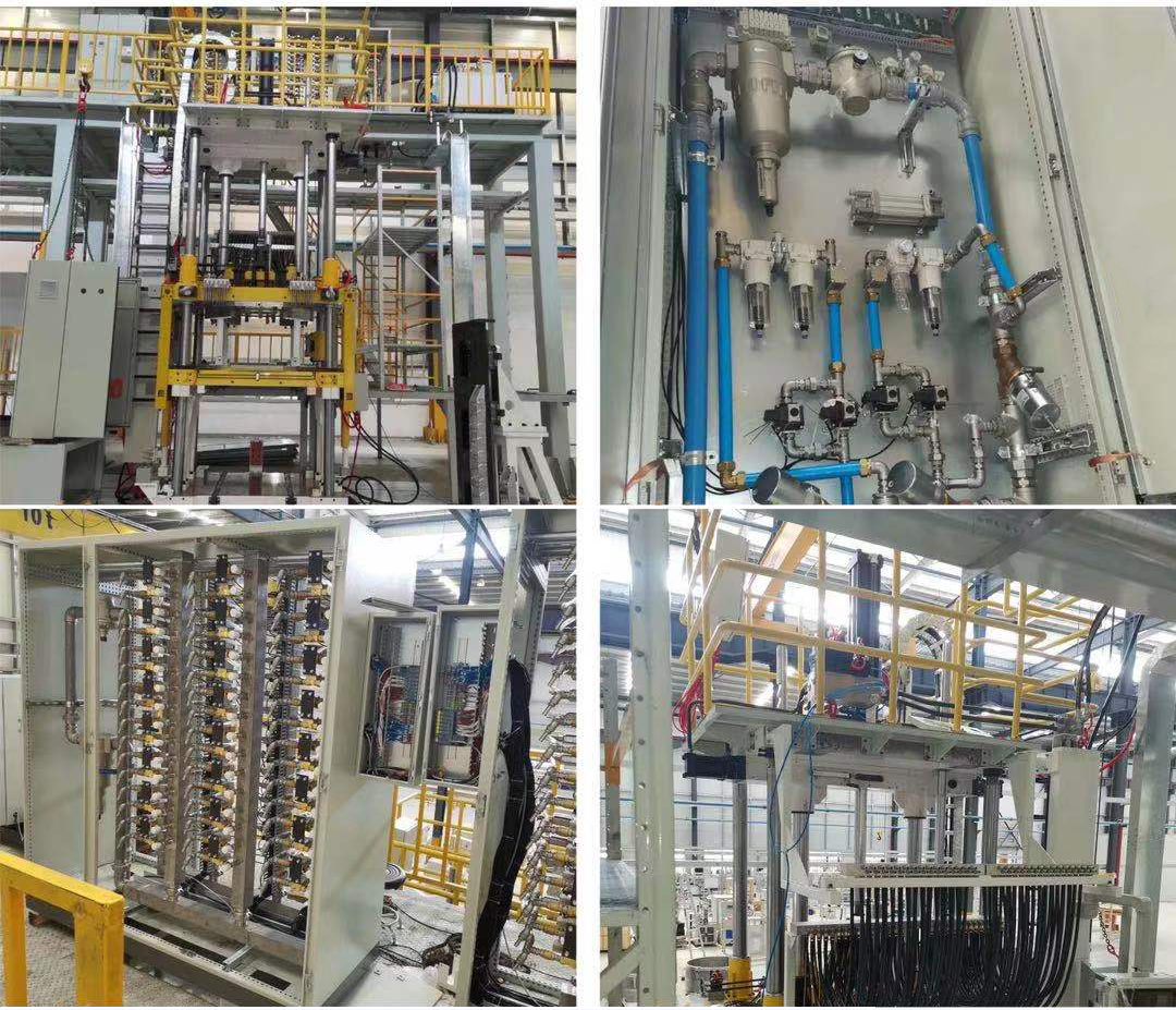 立式差壓壓鑄設備定制管路系統