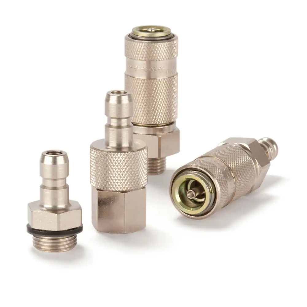 Parker優(yōu)質的氣動快換接頭，符合德國工業(yè)標準結構，51系列