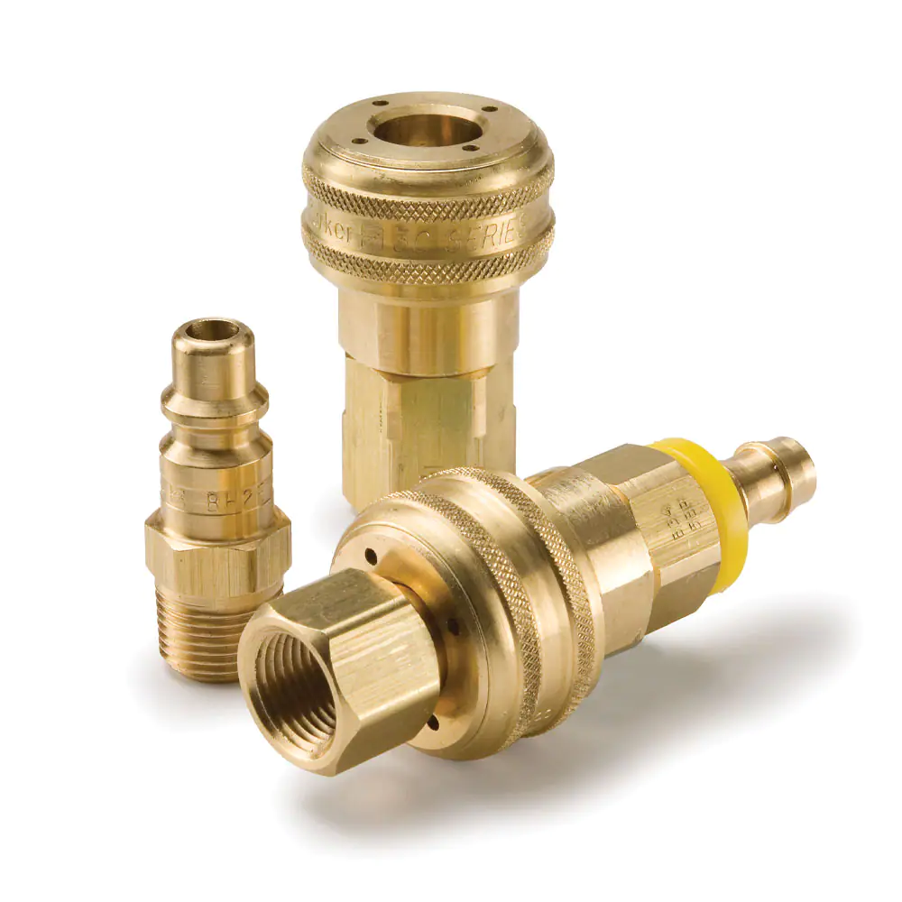 Parker30系列快換陰接頭 - 快速連接空氣軟管以及工具的快換接頭，用于氣動，空氣應用，工業互換型