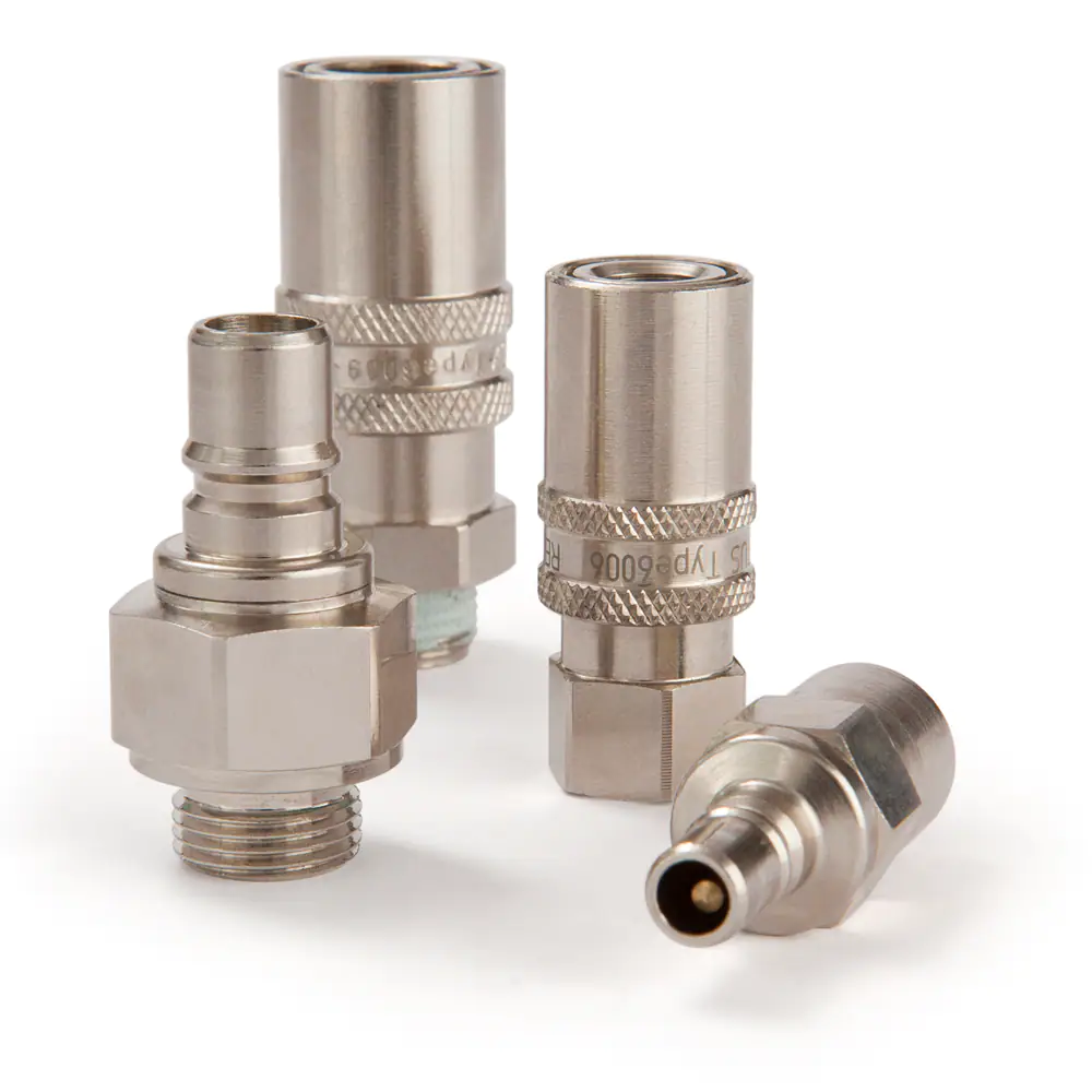 派克6006/6009/6012/6016系列快換接頭，符合法國Frenchmatic I標準結構